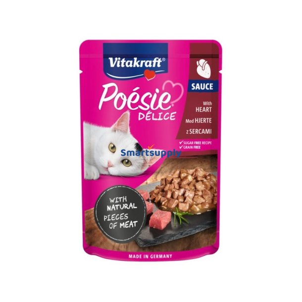 Vitakraft Poesie Delice Hjerter - Vdfoder Til Katte - 85 G