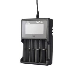 Xtar Vc4sl Batterioplader Til Lithium-Ion / Ni-Mh / Ni-Cd 18650