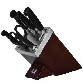 ZWILLING Four Star  Kniv/Bestikblok st med 7 stk.