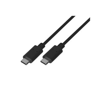 Lanberg CA-CMCM-10CU-0010-BK kabel USB 2.0 1m USB-C M/M  Sort