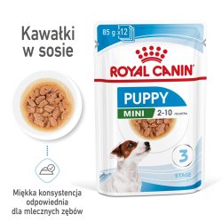 Royal Canin Shn Mini Puppy I Sauce - Vd Hvalpefoder - 12X85g