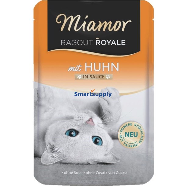 MIAMOR Ragout Royale Chicken in sauce - vd kattefoder - 100g