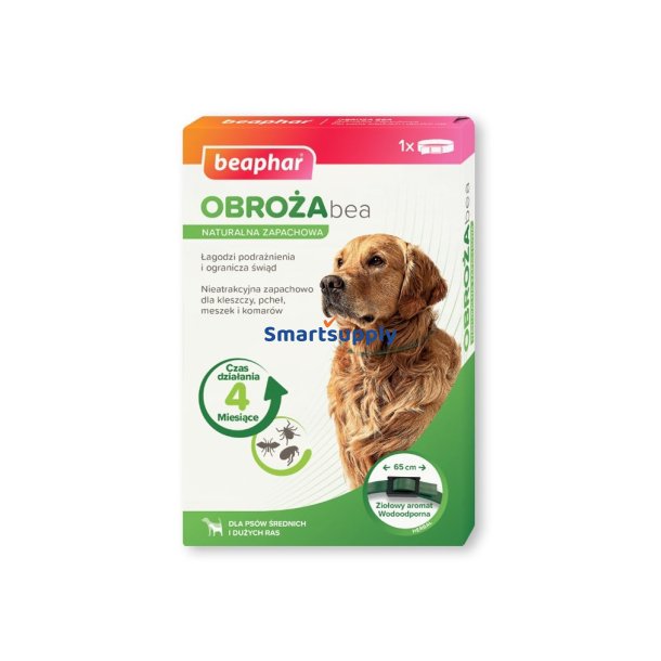 Beaphar beskyttelseshalsbnd til hunde strrelse M/L