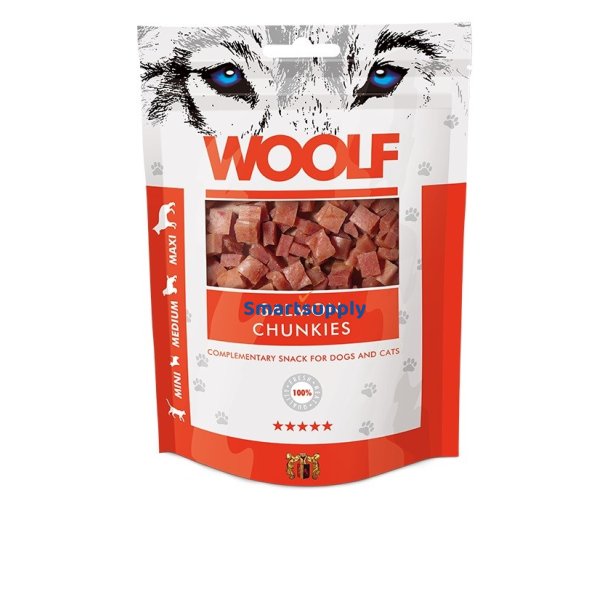 Woolf Laks Chunkies - Godbid Til Hunde Og Katte - 100 G