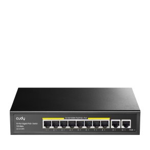 Cudy GS1010PE netvrksswitch Gigabit Ethernet (10/100/1000) Strm over Ethernet (PoE) Sort