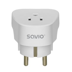 SAVIO AP-01 Rejseadapter, US-stik  EU-stik