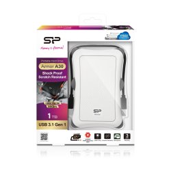 Silicon Power Armor A30 Ekstern Harddisk 1Tb Hvid