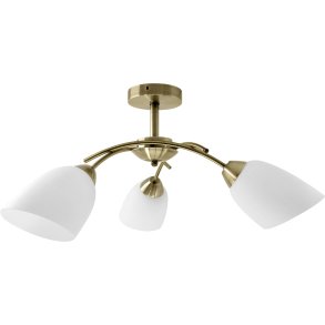 Activejet Klassisk loft lysekrone vedhng lampe NIKITA Patina triple 3xE27 til stuen