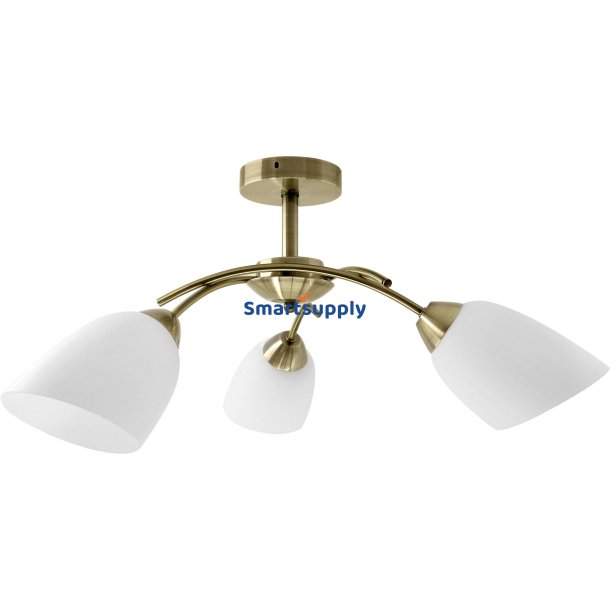 Activejet Klassisk loft lysekrone vedhng lampe NIKITA Patina triple 3xE27 til stuen