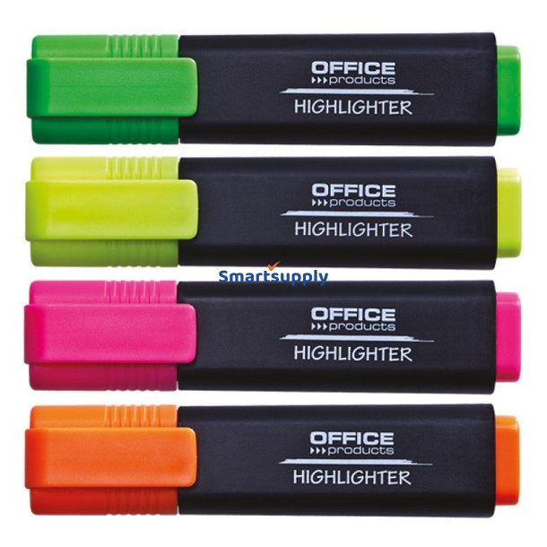Overstregningstusch st med 4 farver 1-5 mm