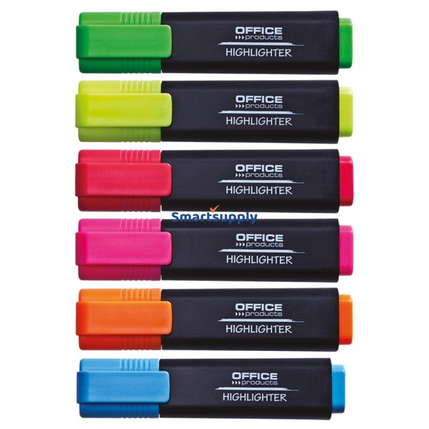 Overstregningstusch st med 6 farver 1-5 mm