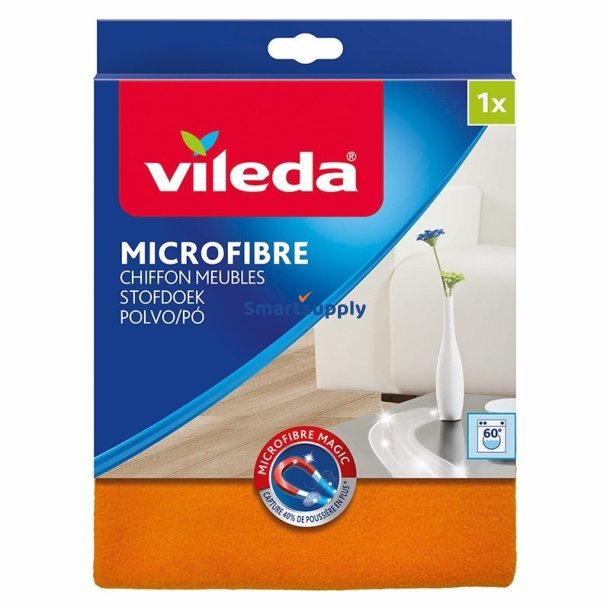 Vileda 4023103124967 rengringsklud Mikrofiber, Polyester Orange 1 stk