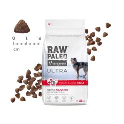 RAW PALEO Ultra Medium&Large Adult Oksekd - trt hundefoder - 10 kg