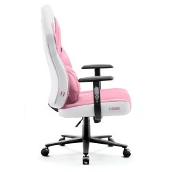 DIABLO X-GAMER gaming-stol i pink og hvid