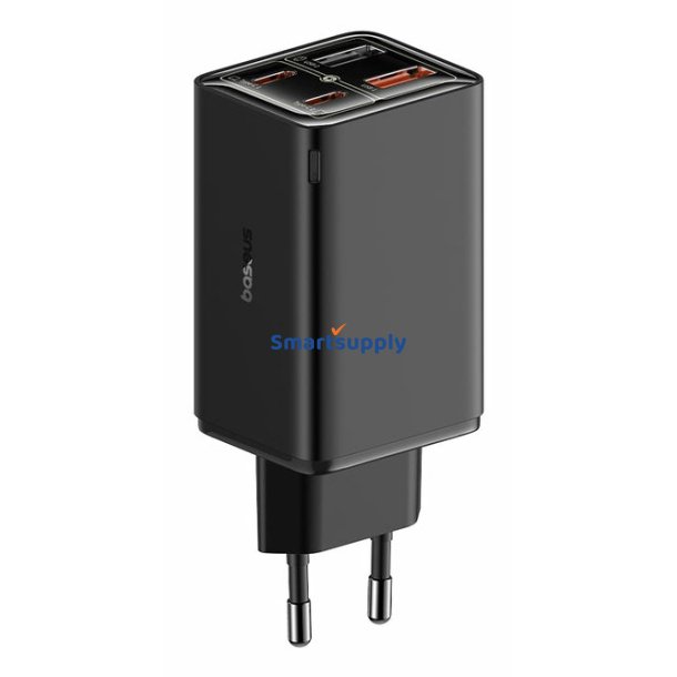 Baseus Gan6 Pro Universal Black AC Hurtig Opladning Indendrs