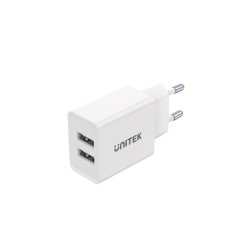 Unitek P1113a-Eu - Lader 2X Usb-A,12W, Hvid