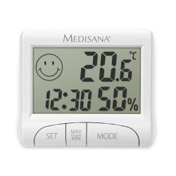 Medisana Hg 100 Indendrs Elektronisk Hygrometer Hvid