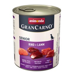 ANIMONDA GranCarno Senior Beef and lamb - vdfoder til hunde - 800g