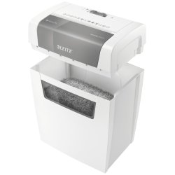Leitz Iq Home Shredder, P4, 6 Ark, 15 L Skraldespand