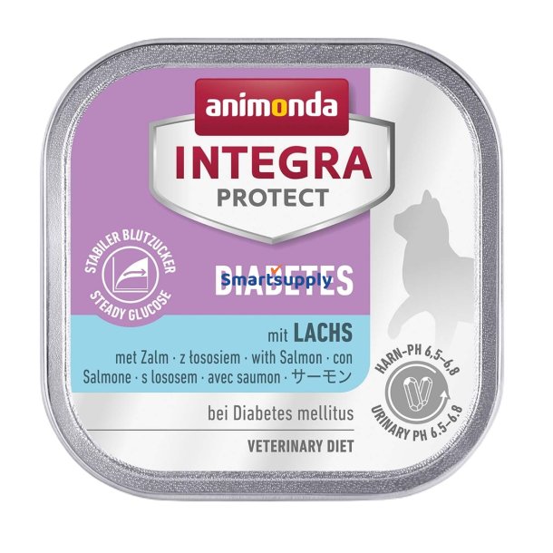 Animonda Integra Protect Diabetes Laks - Vdfoder Til Katte - 100G
