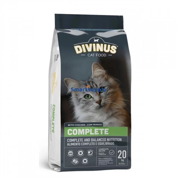 Divinus Cat Complete - Trfoder Til Kat - 20 Kg