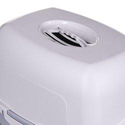 DIAMENTIQ BAYA white/light grey -  kattebakke - 55,5 x 40 x 38,7 cm