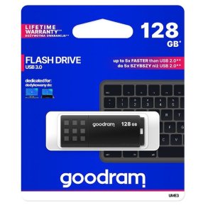 Goodram UME3 USB-flashdrev 128 GB USB Type-A 3.0 (3.1 Gen 1) Sort