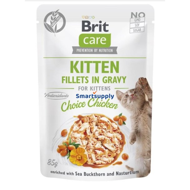 Brit Care Cat Kitten Choice Pouch - Vdfoder Til Katte - 85 G