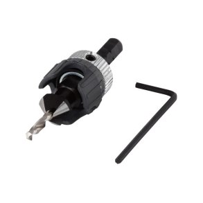 Wolfcraft 2544000 - Pilotbor med undersnkning og dybdestop 3.2-12mm