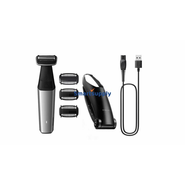 Philips BODYGROOM Series 5000 BG5021/15 Trimmer til lyske og krop, tler vand
