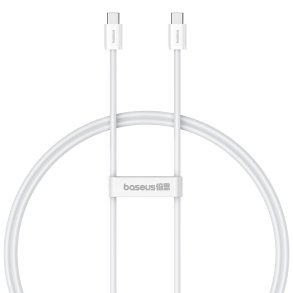 Baseus Superior USB C til USB C-datakabel 1 m 30 W Hvid