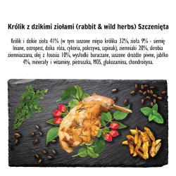 Hvalpekanin Med Vilde Urter S - Trfoder Til Hunde - 3 Kg