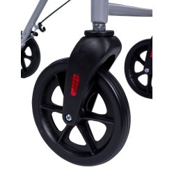 Aluminiumsstativ med fire hjul