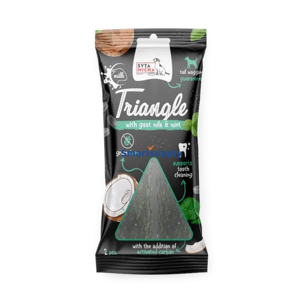 Syta Micha Dental Trekant - Hundegodbid - 13 cm/2 Stk