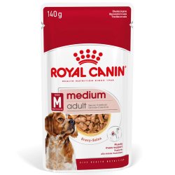 Royal Canin Shn Medium Voksen I Sauce - Vdfoder Til Voksne Hunde - 10X140g