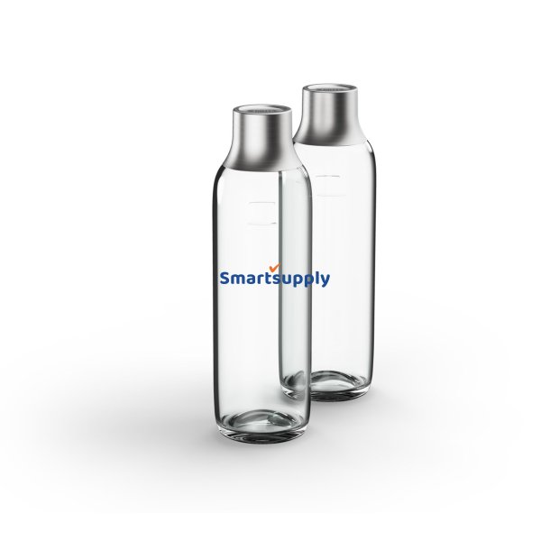 Brita Sodavand Trio Flaske (2 Stk, Glas)