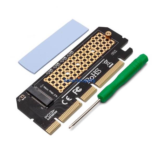 Savio AK-41 udvidelseskort, M.2 NVMe M-Key PCI-E-adapter