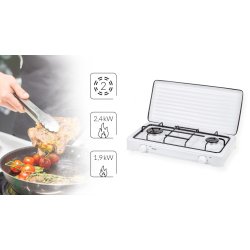 Smile Kn-02/1K 2-Brnder Gaskomfur