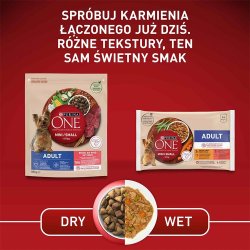 PURINA One Mini Adult Beef, Rice - trfoder til hunde - 800 g