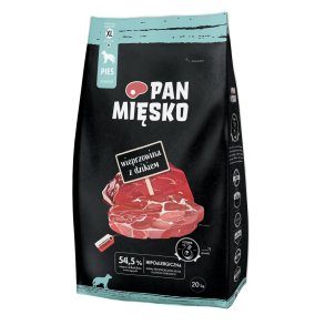 PAN MISKO Pork with wild boar XL - trfoder til hunde - 20kg