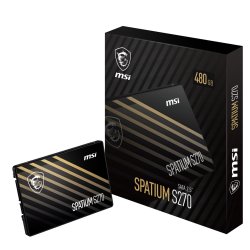 MSI Spatium S270 SATA 2.5 480GB 2.5" Serial ATA III 3D NAND