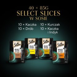 Sheba Selection Select Slices Fjerkraromaer - Vdfoder Til Katte - 40 X 85G