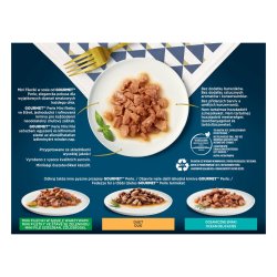 PURINA  Gourmet Perle Duck, turkey, lamb, tuna - vdfoder til katte - 12x85 g