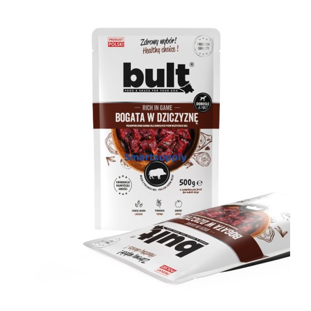 Bult Rig P Vildt - Vdfoder Til Hunde - 500G