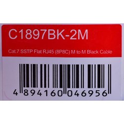 Unitek Kabel Rj-45, 2M, C1897bk-2M