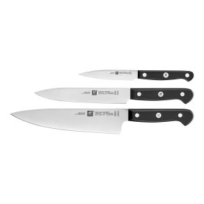 ZWILLING 36130-003-0 Set de 3 Couteaux, Acier Inoxydable, Noir, 34 x 14 x 3 cm 3 stk Knivst