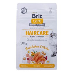 BRIT Care Grain Free Haircare Healthy & Shiny Coat - trfoder til kattekillinger - 400 g