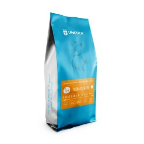 LINCOLN Ultra premium Medium and large Lamb with rice - trfoder til hunde - 12kg