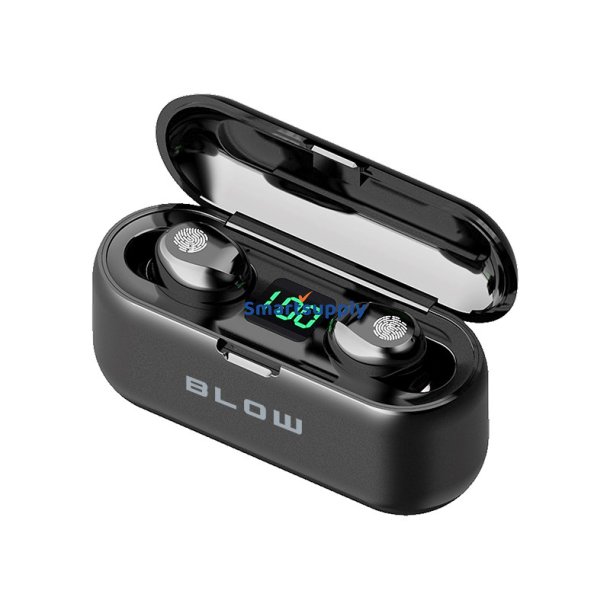 Hovedtelefoner Blow Earbuds Bte200 Black Powerbank 2000Mah