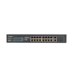 Lanberg Switch Rack 19" Poe+ 16X 100Mb /2X Combo Gigabit Ethernet 250W